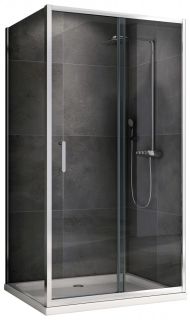 Душевой уголок ABBER Schwarzer Diamant AG301105-S905 110x90см хром